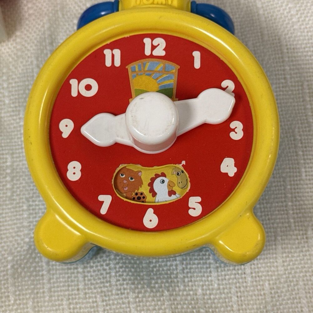 TOMY Ring A Dingy Clock & Cash Register Vintage 1980s Toy Working Ding - Picture 6 of 10